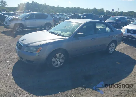 2007 Hyundai Sonata Gls from USA, damaged, VIN 5NPET46CX7H244502